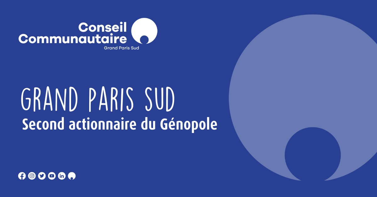 grandparissud's tweet photo. 🚀 De grands projets sont prévus pour @Genopole, 1er #biocluster français :
✔️ Augmenter son patrimoine et sa capacité d’accueil d’entreprises inférieures à 1 000m²,
✔️ Améliorer l’attractivité du site,
✔️ Offrir la possibilité d’implantation de bâtiments supérieurs à 3 000m². https://t.co/eRZPIunDSO