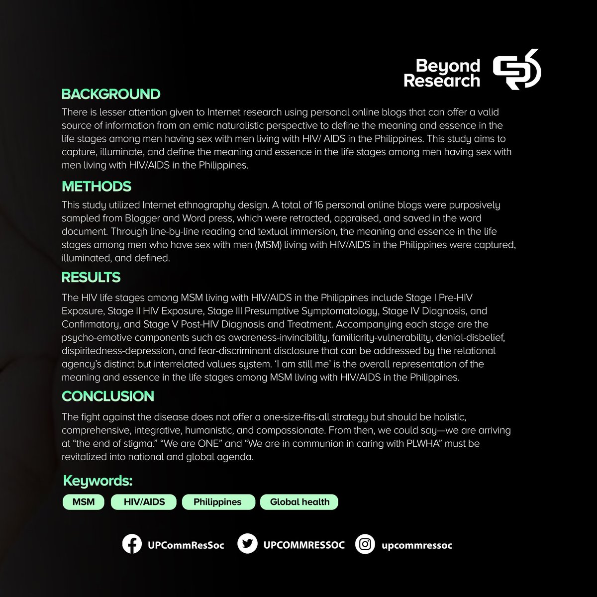 UPCOMMRESSOC's tweet photo. #CommResSources
As we all bask in the holiday spirit, let us also not forget that December is HIV/AIDS Awareness Month. The inequality that people with HIV/AIDS suffer from remains to be a global issue as they are continuously marginalized through stigmatization. https://t.co/sRwqfY6QMA