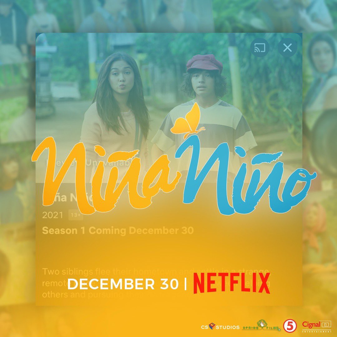 MORE PLATFORMS, WIDER AUDIENCE! Sabay-sabay nating abangan ang #NiñaNiño ngayong December 30 sa Netflix! Balikan ang mga paborito niyong eksena sa Sta. Ynez at ang mga himala ni Niño. Family bonding na ito?!!!