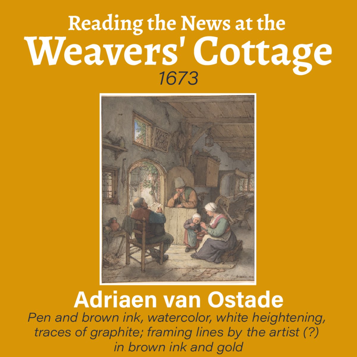 MArtandFrame's tweet photo. Learn more about Reading the News at the Weavers' Cottage here: https://t.co/u38R5Hbmgt https://t.co/xULWmKYMOj