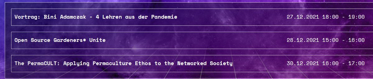 solarpunks_bln's tweet photo. three assemblies/talks at #rc3 #nowhere to put on your solarpunk-ish watchlist. 
with:
@bini_adamczak 
@opensrcgardens
@JillianHovey &amp; @liminalvillage 

#rc3world https://t.co/aTeFTo5dz0