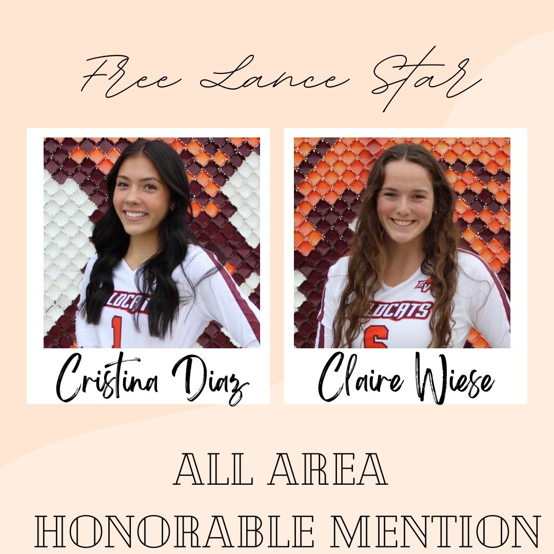MVWildcatVball's tweet photo. Very well represented this year on the all area teams!! @FLSVarsity https://t.co/e47oke9zVt
