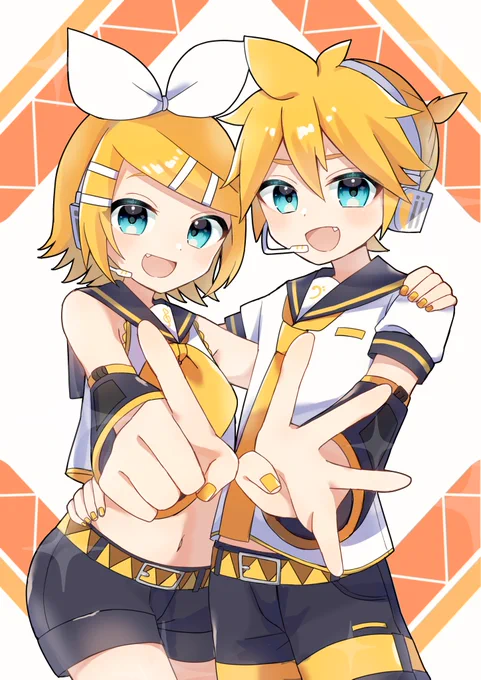 ギリギリになっちゃったけど鏡音14おめでとう!!!
だいすき!!!!

#鏡音生誕祭2021
#鏡音誕生祭2021 