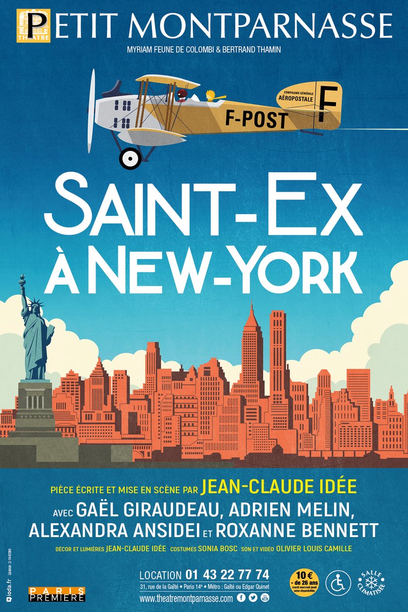 TMontparnasse's tweet photo. Dernière semaine pour #SAINTEXANEWYORK et #TESTOI
Venez vite, le rideau tombera définitivement sur nos deux spectacles du Petit @tMontparnasse le 31 décembre 🥂🍾🎭✈️🍎🕷🥀🐑
Réservations: https://t.co/ZrbdF5LHyJ https://t.co/DPVr5MURtu