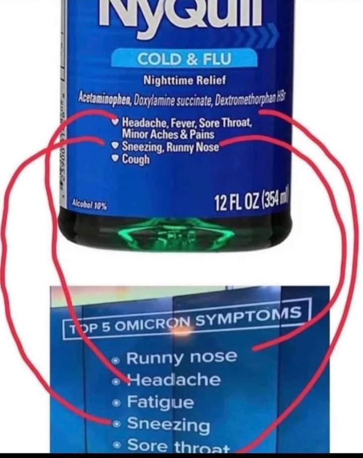 leeeeee_1985's tweet photo. Omicron=cold https://t.co/D7ovnDWQVR