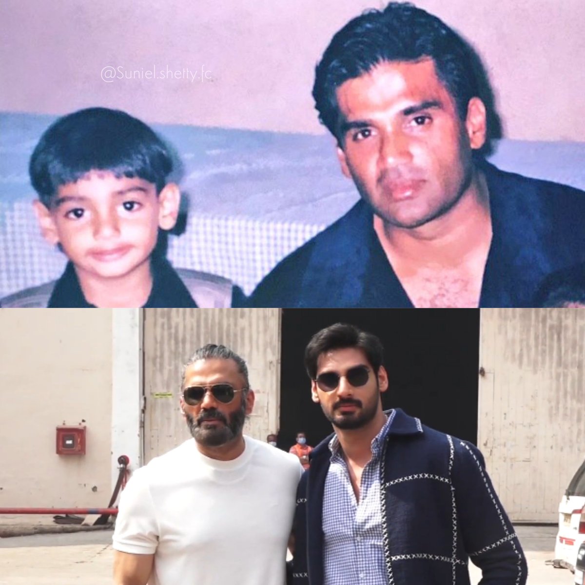 Adorable Father and Son Jodi ❤️❤️
<a href="/SunielVShetty/">Suniel Shetty</a> Sir and Ahan Shetty Bhai ..❤️❤️
HBD AHAN SHETTY