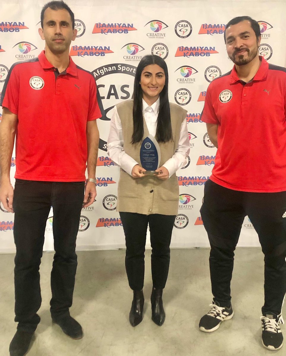 FarkhundaMuhtaj's tweet photo. Thank you Canadian Afghan Sport Association for your invitation this past weekend and for honouring me with this award in recognition of my leadership and commitment to the promotion of sport in the Afghan - Canadian community. 🇦🇫🇨🇦 https://t.co/1QjUI1MFRq