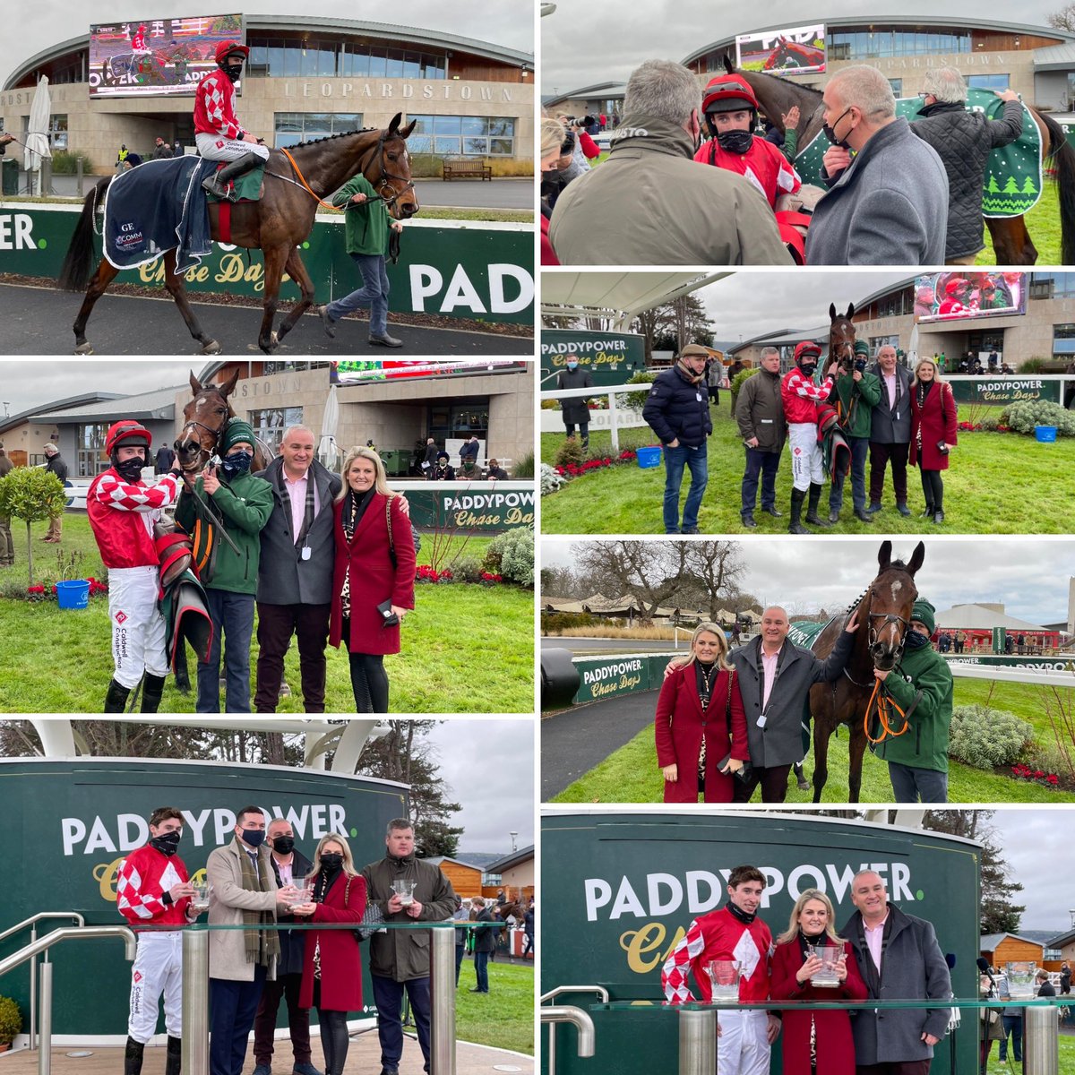 Over the moon for Andy & Gemma Brown with Mighty Potter winning the @paddypower G1 Nov Hurdle @LeopardstownRC for @jackkennedy15 & @gelliott_racing 🙌