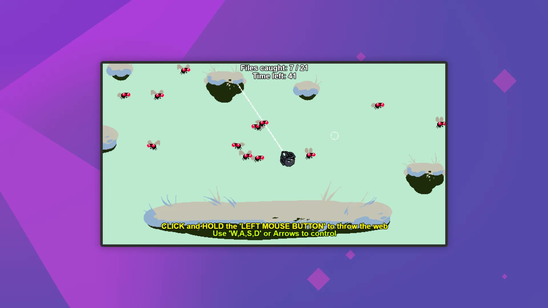 GDevelop on Twitter: "🕸️ Learn in a new example how to throw a hook and  swing on it! 🕷️ Spider hook is a game example made by Wandering Ghost!  Open the example