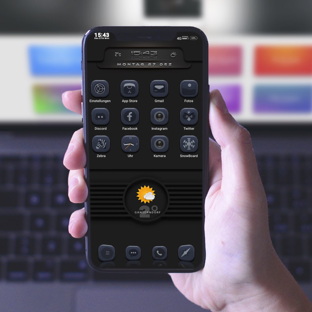 Theme Blueberry from @Booke_01 Widget from <a href="/FAlhmma/">FAlhmma</a>  Wallpaper  i Cannt remember