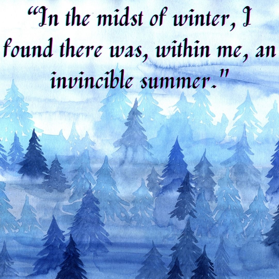 Wardabooks's tweet photo. #Motivational Monday

A "you are enough" quote just for winter. https://t.co/31UdwEbfOo