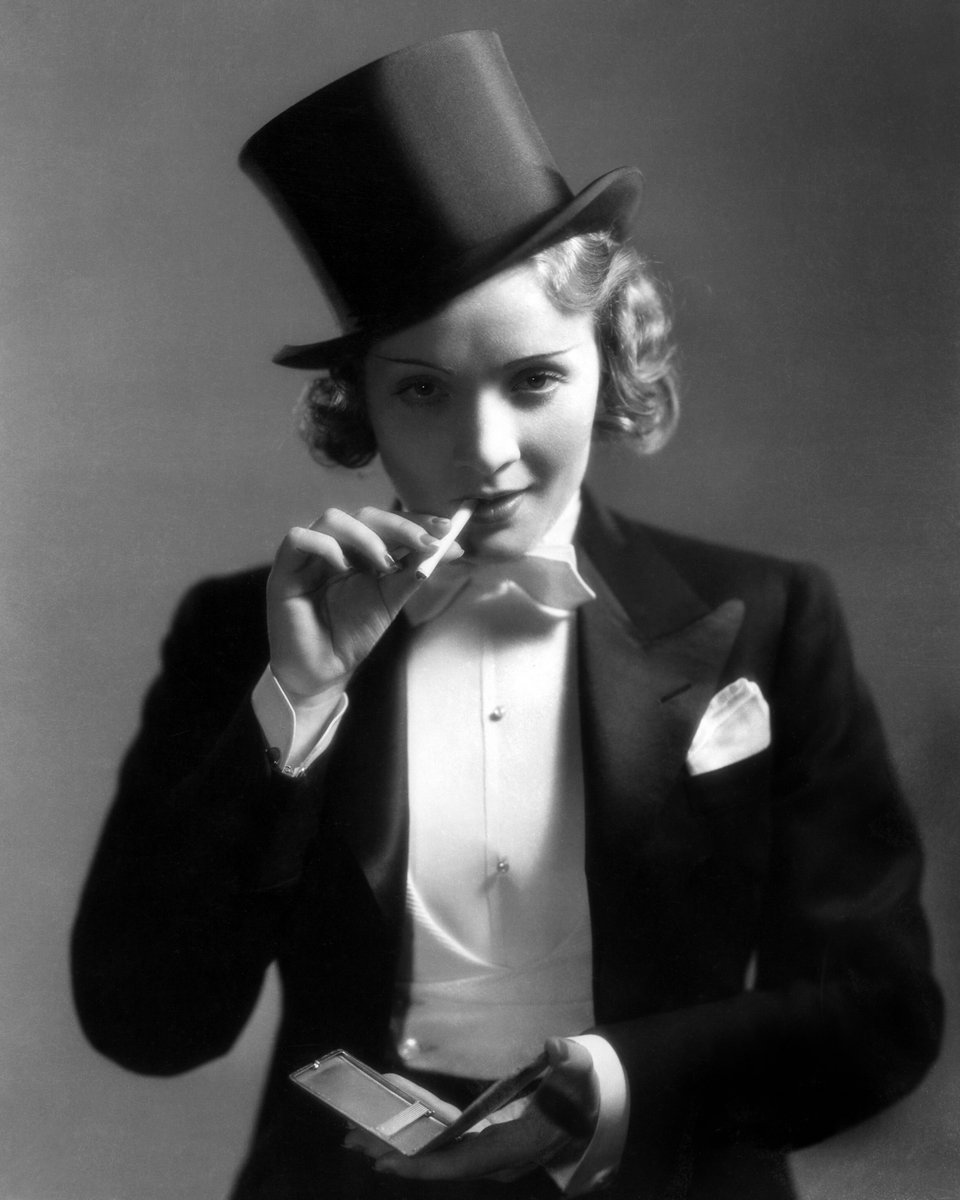 Criterion's tweet photo. Happy birthday to the fearless screen goddess Marlene Dietrich, whose mesmerizing presence and ferocious talent made her one of the greatest and most original movie stars of all time. 💘💘💘 https://t.co/7i5q3KtXlz