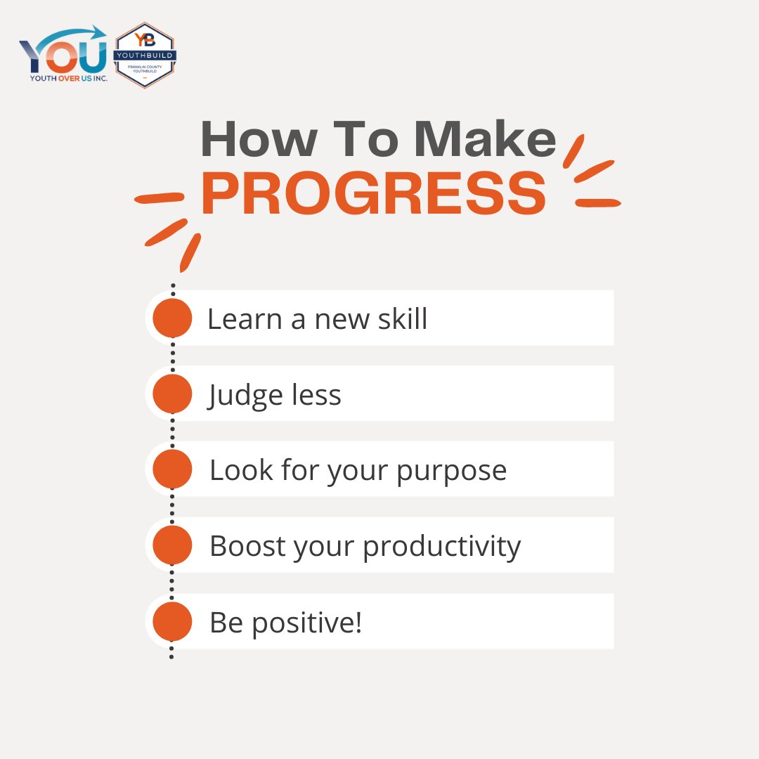 BuildFc's tweet image. What&apos;s holding you back from making progress?🤔

Do the work today to put yourself in a better position for tomorrow. 😊

Let us help! 🙌

#youthbuild #opportunityyouth #youthorganization