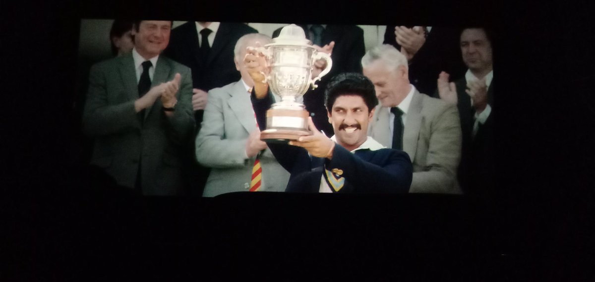 sushmibhaduri28's tweet photo. It’s not a film, @83thefilm is an emotion! goosebumps & tears. @kabirkhankk & Team, thank you! I'm Speechless Love You For The Moment Of PRIDE Salute You #83TheFilm ❤️🙏🏻
#83Review @RanveerOfficial @_KaProductions @NGEMovies @HARRDYSANDHU @issahilkhattar @AmmyVirk @adinathkothare https://t.co/lLlPRylamA