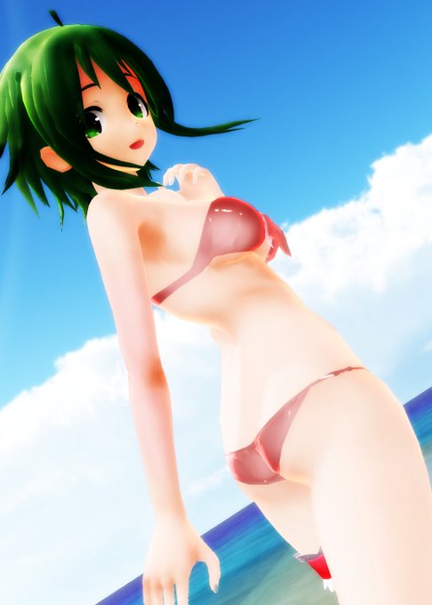 #このタグを見た人は推しの初描きと現在の絵を載せる
#MMD
#ままま式GUMI
←2013  2021→ 