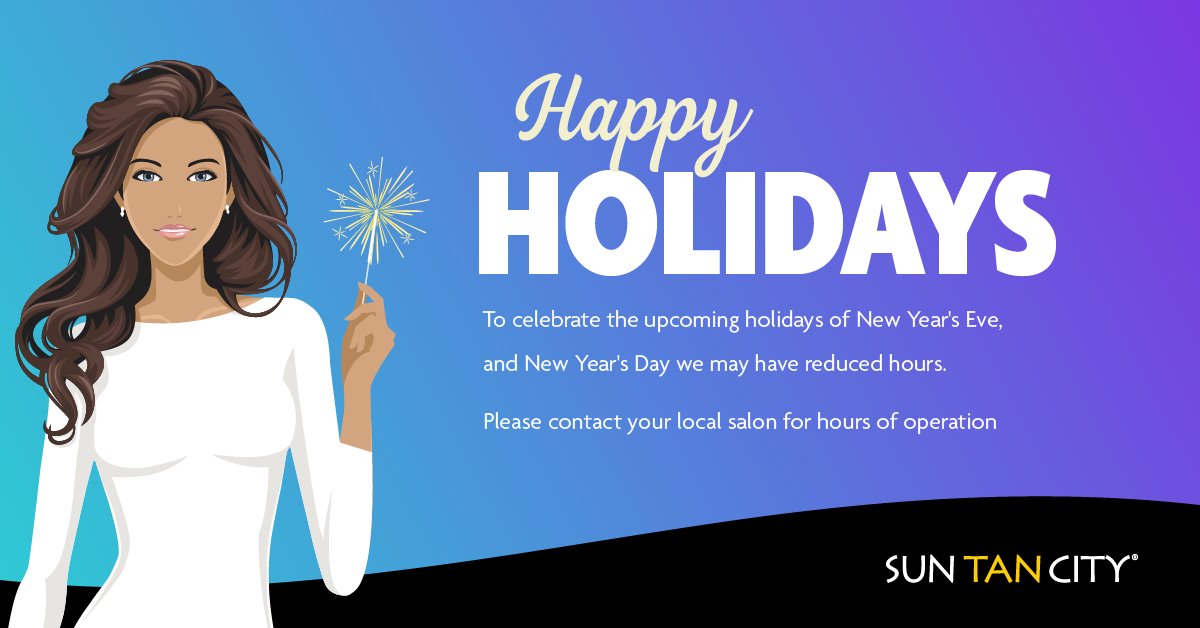✨ Please contact your local salon for their hours of operation during the upcoming New Year's Eve &amp; New Year's Day Holidays! ✨ 🎉