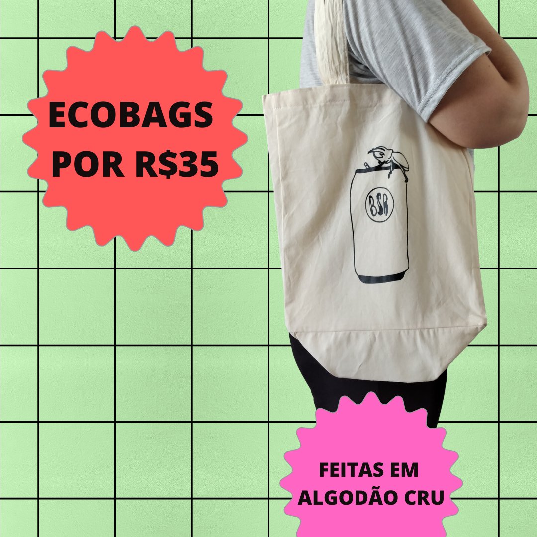 Natal já passou mas os presentes não acabam: nosso merchandise já está disponível! 🔥🔥

Um dos nossos produtos que você já pode adquirir é a ecobag, disponível em algodão cru e indispensável pra aquele passeio onde você precisa carregar alguma coisinha com você. 🛍️