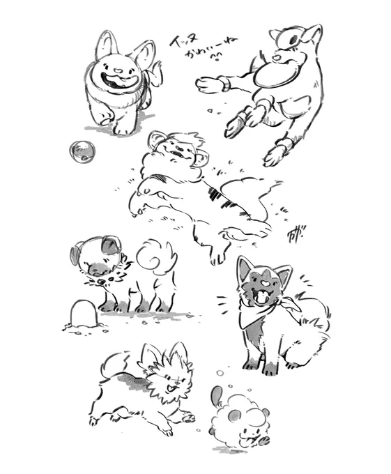 イッヌ描こ……🐶 