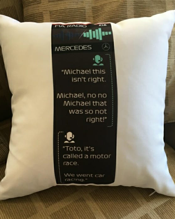 ESPNF1's tweet image. This Christmas present 💀