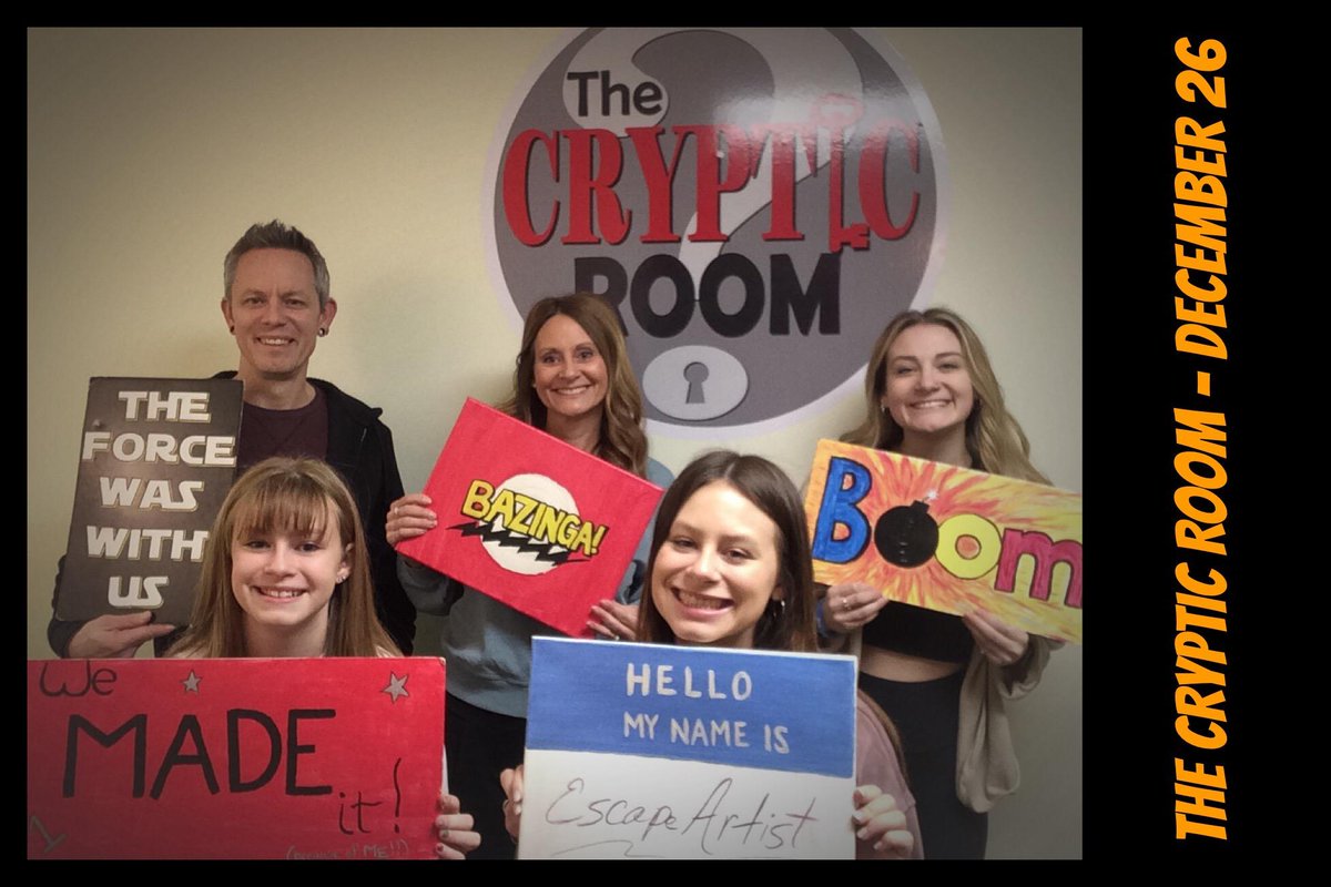 dilemmamike's tweet photo. 17th escape room killed! I would like to thank my awesome wife and my amazing children for doing all the hard work. Let's face it, we all know if it weren't for them, I'd be at 17 Ls. ๐คฃ #allwedoiswin #MikeFam https://t.co/EPO5GAwRMO