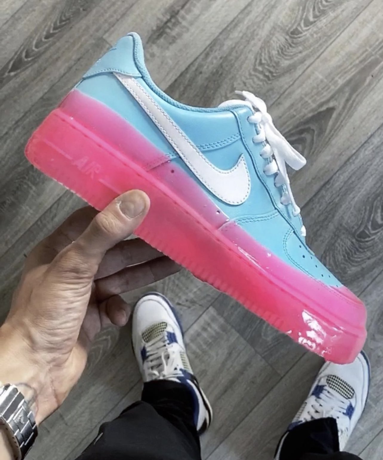 slime air force 1 custom