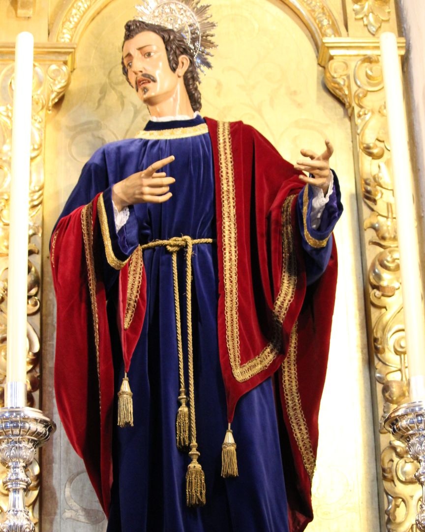 A las 19:30h. en la Parroquia Nuestra Señora de la Asunción función a nuestro titular San Juan Evangelista Patrón de la Juventud.