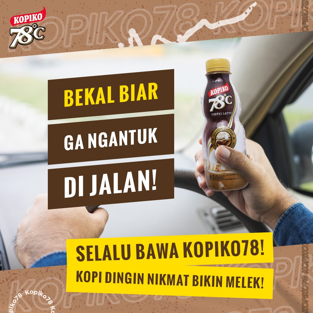 Mau perjalanan pagi, siang atau sore, ini dia minuman Kopi Dingin Nikmat yang bikin lo melek selama dijalan!

Jangan lupa sedia Kopiko78 buat temenin perjalanan lo!

-

#Kopiko78
#Kopiko78MelekDiJalan
#KopiDinginNikmatBikinMelek