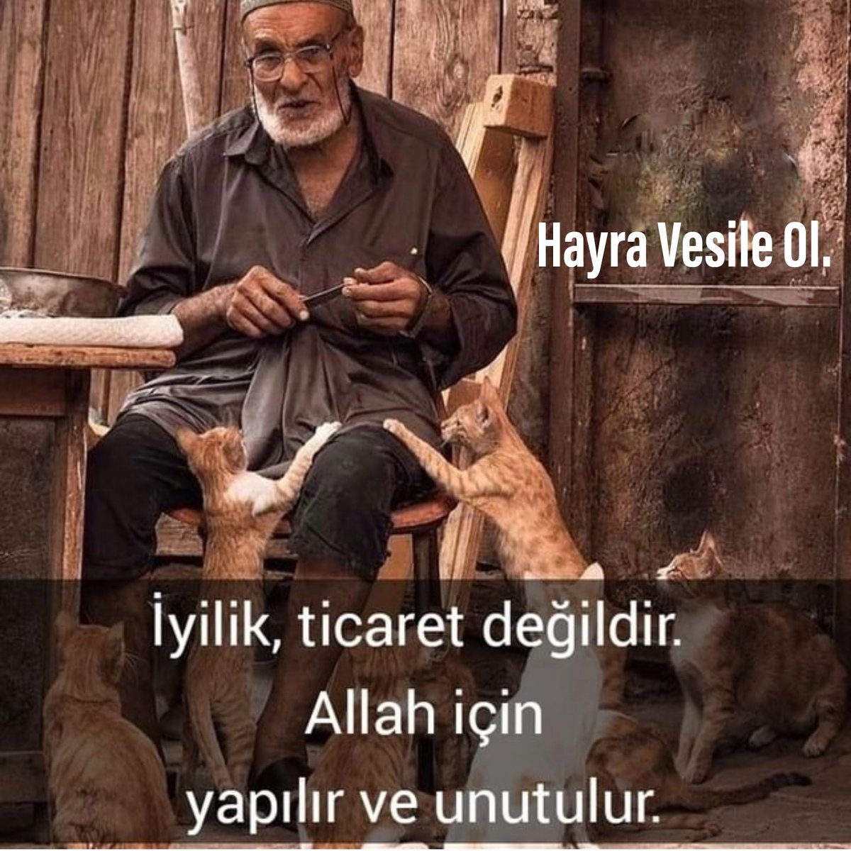 İyilik ticaret değildir. Allah için yapılır ve unutulur..