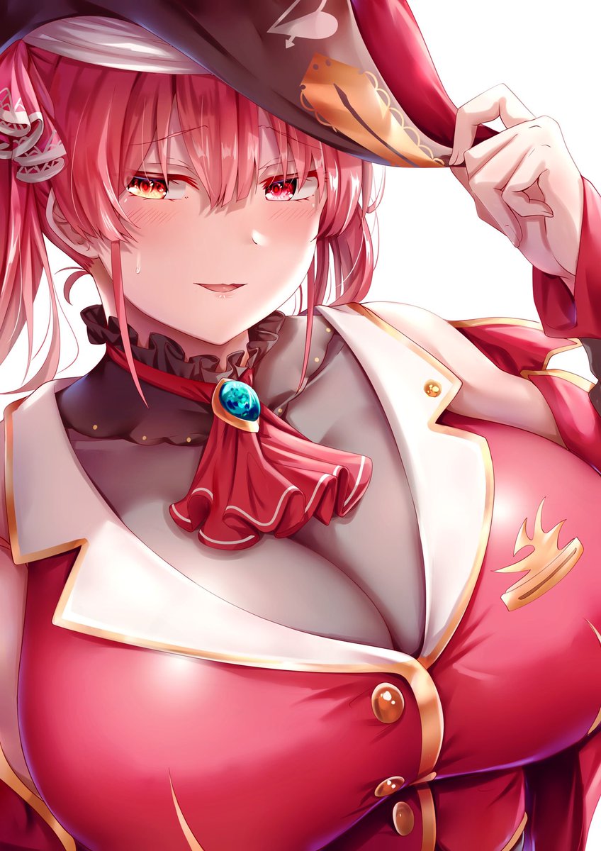 リハビリ兼ねて船長描きました
 #マリンのお宝 