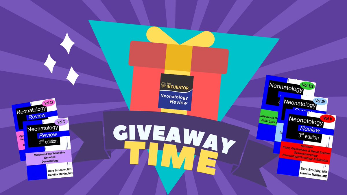 nicupodcast's tweet photo. 🎉Get excited🎉 A giveaway for new subscribers of "The Incubator Neonatology Review" Podcast!! A 5 book set of Neonatology Review to win!
1) Subscribe on Apple Podcast or Spotify
2) Quote Retweet and tag a colleague
#neotwitter #medtwitter #pedsICU #pediatrics @NeoTECaN @EBNEO https://t.co/DVhvuGvMMf