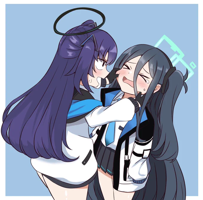ユウカに怒られるアリス
#ブルアカ 