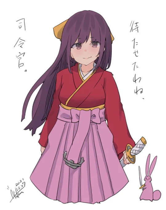 神風『待たせたわね、司令官。』
#艦これ版深夜の真剣お絵描き60分一本勝負
#艦これ版真剣お絵描き60分一本勝負_20211227
#艦これ #神風 