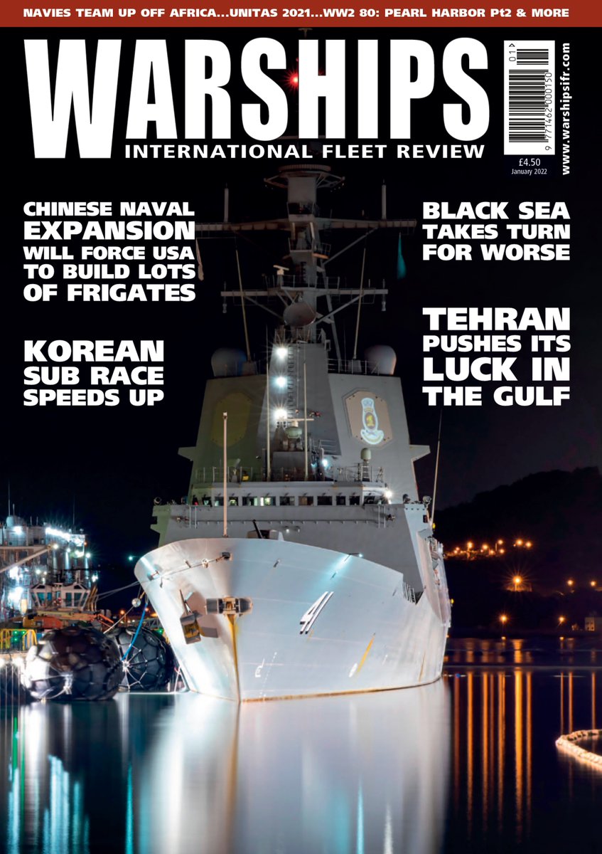 @FirstSeaLord @AdmTonyRadakin_ @USNavy And here's the @WarshipsIFR Jan 2022 edition with @Australian_Navy destroyer #HMASBrisbane as its star
More details on how to obtain the magazine here bit.ly/wifrmag