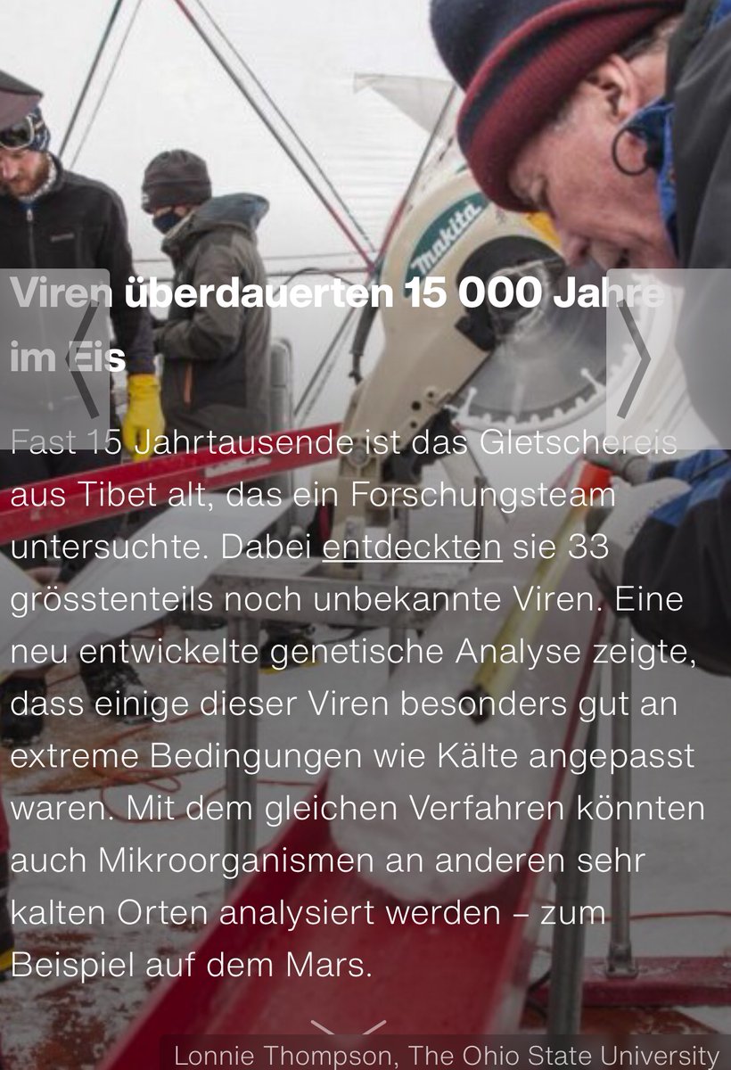 Sdg13Un's tweet photo. Fast 15 Jahrtausende ist das #Gletschereis aus Tibet alt, das ein Forschungsteam untersuchte. Dabei entdeckten sie 33 grösstenteils noch unbekannte #Viren 🧐
#Science #Pic via @higgsmag https://t.co/4nrLW8KVST https://t.co/Wb30m3D6Wd