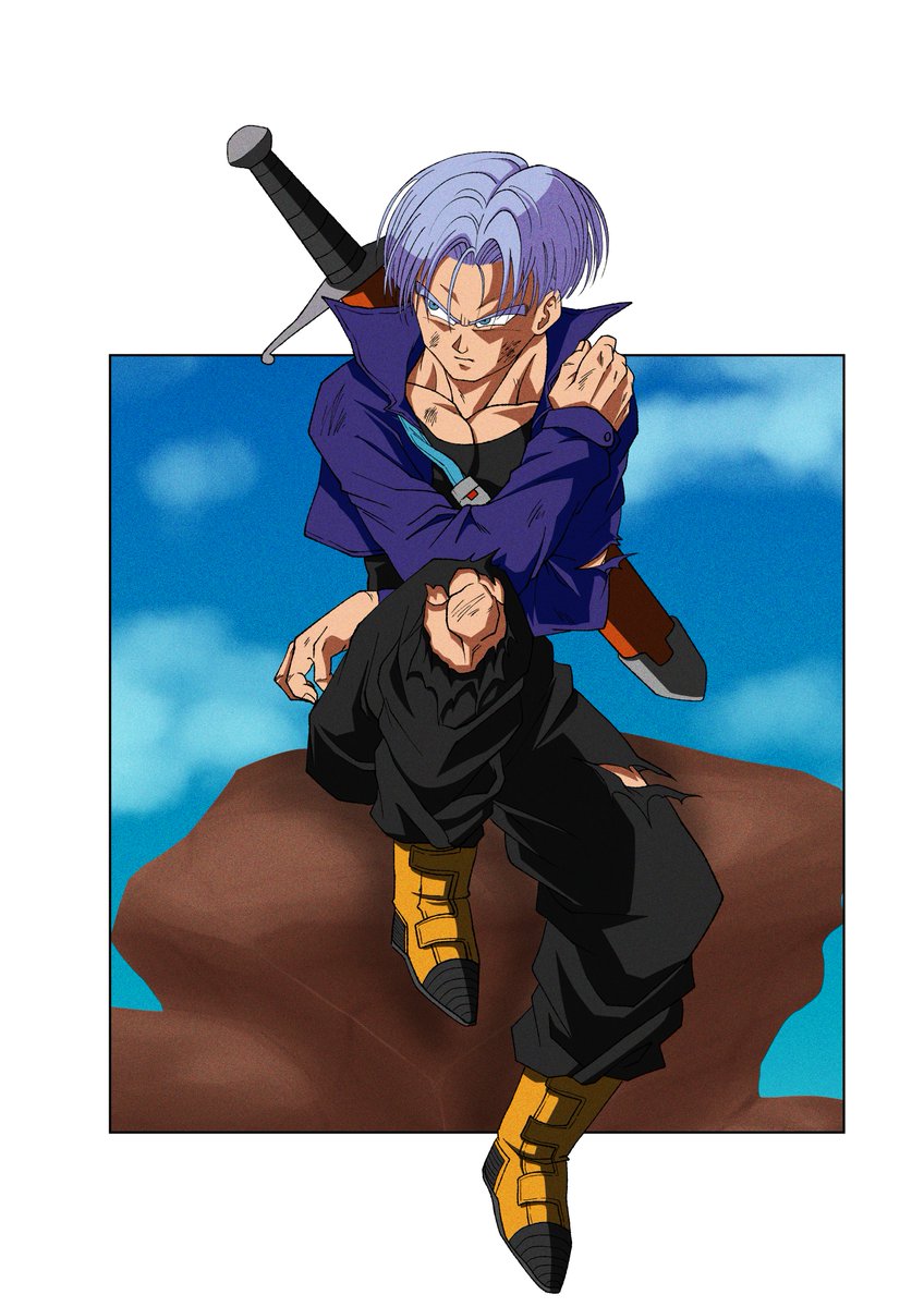 扉絵風トランクス青年期 #ドラゴンボール