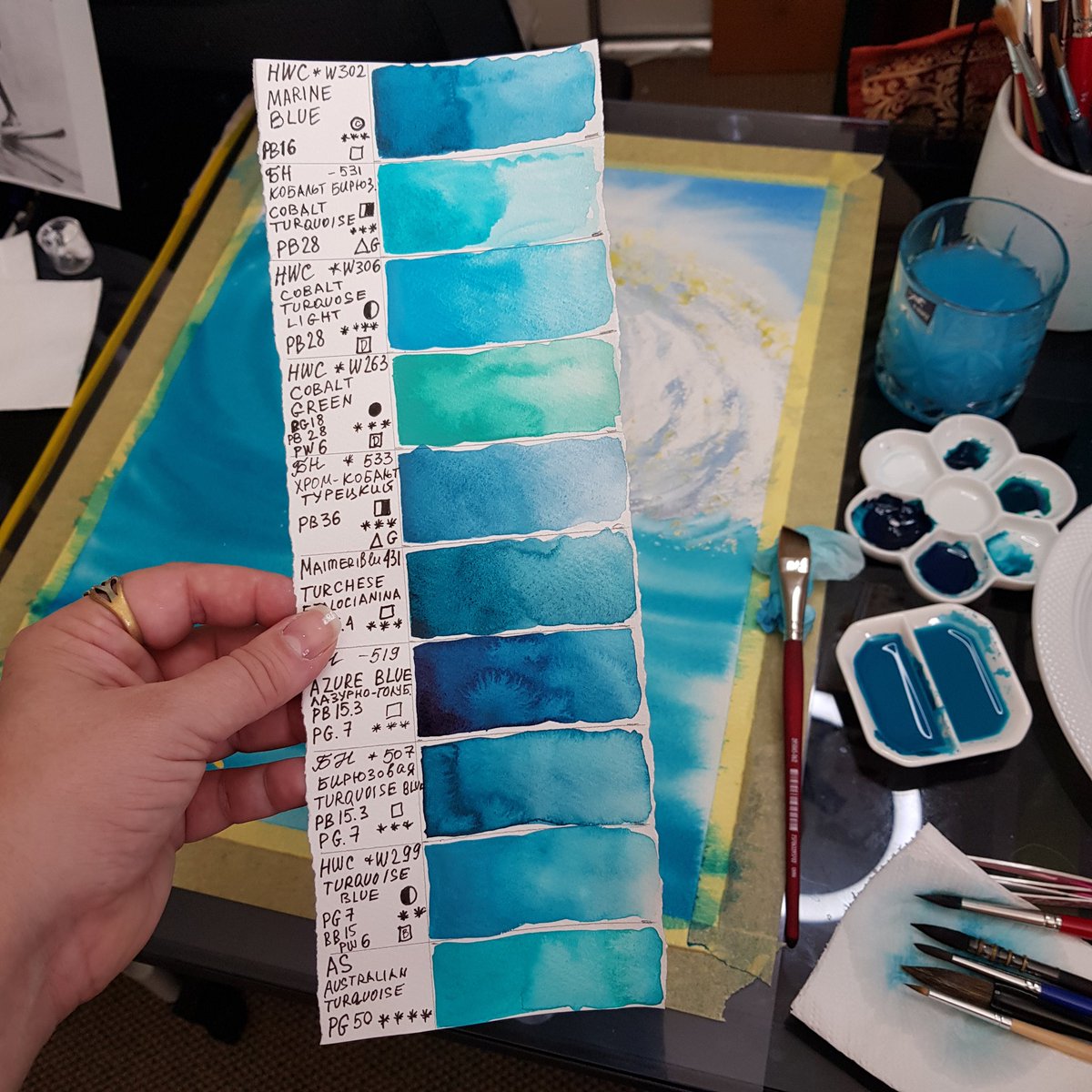 IraGorky's tweet photo. #artworkinprogress
#watercolorpainting #ira_in_art #seascape #realisticwater https://t.co/2Wgs4cauKq