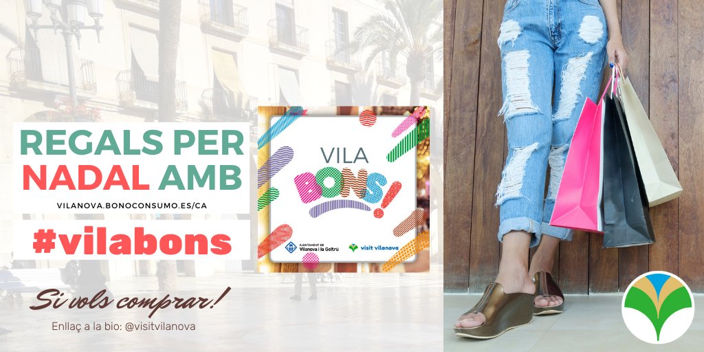 visitvilanova's tweet photo. 🎁Regals per #Reis amb #Vilabons 🏷️ a Vilanova i la Geltrú!
ℹ️Els Vilabons poden ser comprats per qualsevol persona (resideixi o no a Vilanova i la Geltrú) però serà necessari identificar-se presencialment durant la compra.
🚨Si vols comprar🛍️ :
https://t.co/HmjAWARypW https://t.co/UGPjcnoobH