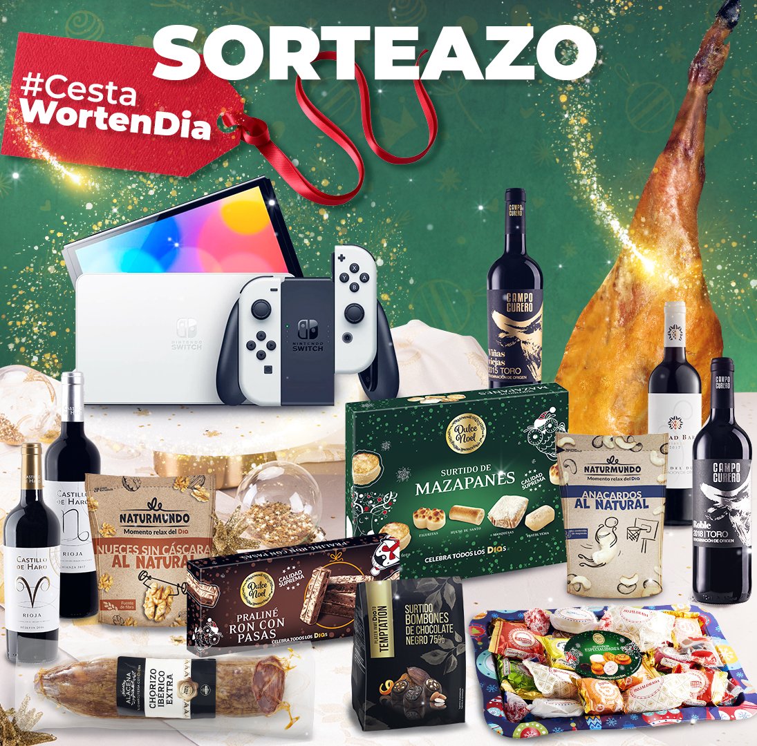 DIA_Esp's tweet image. LO HEMOS VUELTO A HACER!
Segunda edición de la #CestaWortenDia, con su Switch y su jamoncito!🥳 
 
🍀Sigue a @WortenES y @DIA_Esp
🍀Menciona a un amigx junto a #CestaWortenDia
🍀Haz RT

⏳Hasta el 02/01. 
¡Muchas suerte a todos!🥰

BBLL: bit.ly/3shgs3L