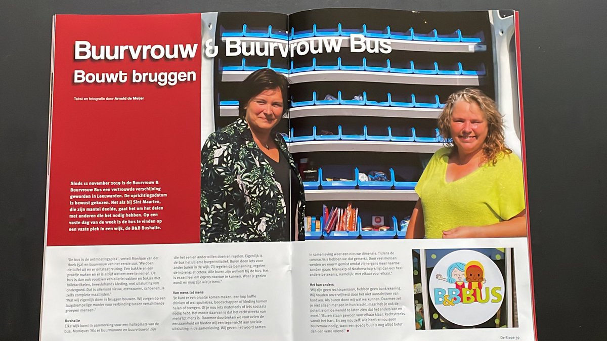 #riepe decemberuitgave! Bruggen slaan/bouwen en een vertrouwde verschijning alweer sinds 11/11-2019. Geweldig werk  <a href="/GGDW2018/">Busvolverhalen</a> 👍🏻#leeuwarden <a href="/Gemeente_Lwd/">Gemeente Leeuwarden</a>