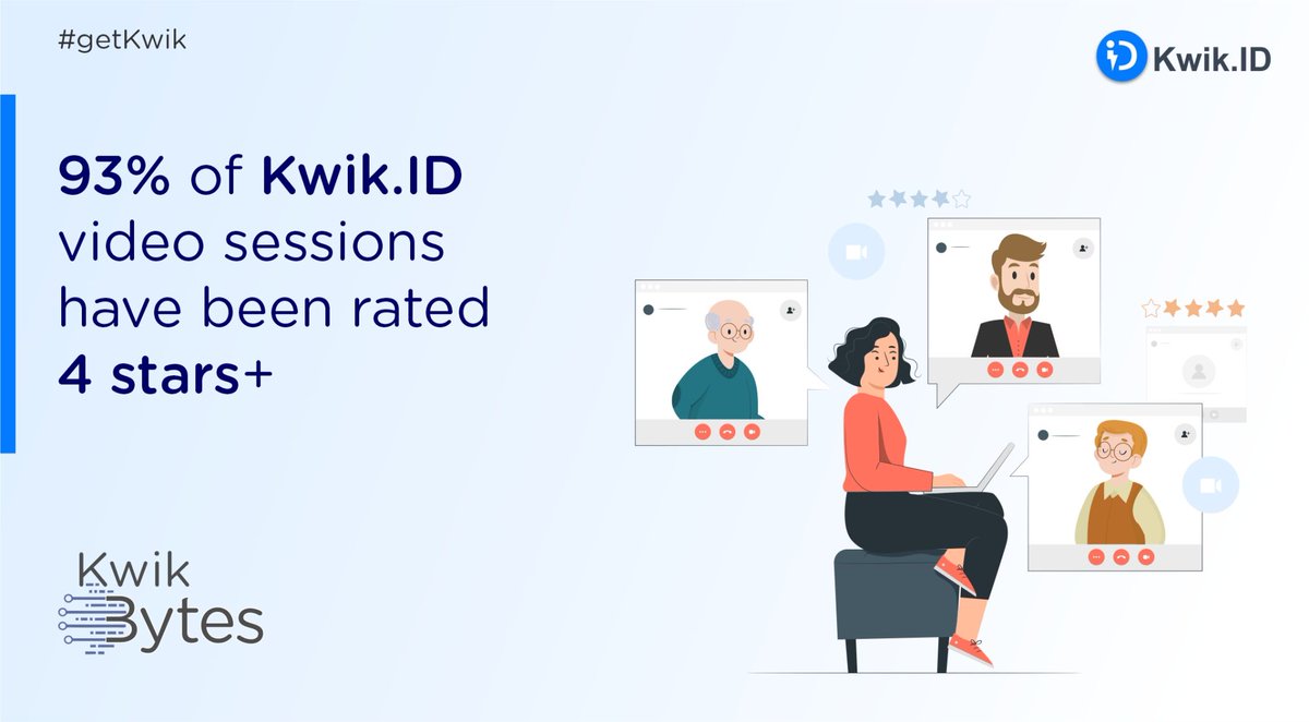 getkwik's tweet photo. Video calls have become an important staple with implementations ranging from #remoteonboarding to #telehealth and #onlineeducation.

https://t.co/4RE0w6qayo provides a secure &amp; compliant Video KYC and onboarding solution for banks, NBFCs and fintechs.
#getkwik #videoforbusiness https://t.co/6ecKrPS32j