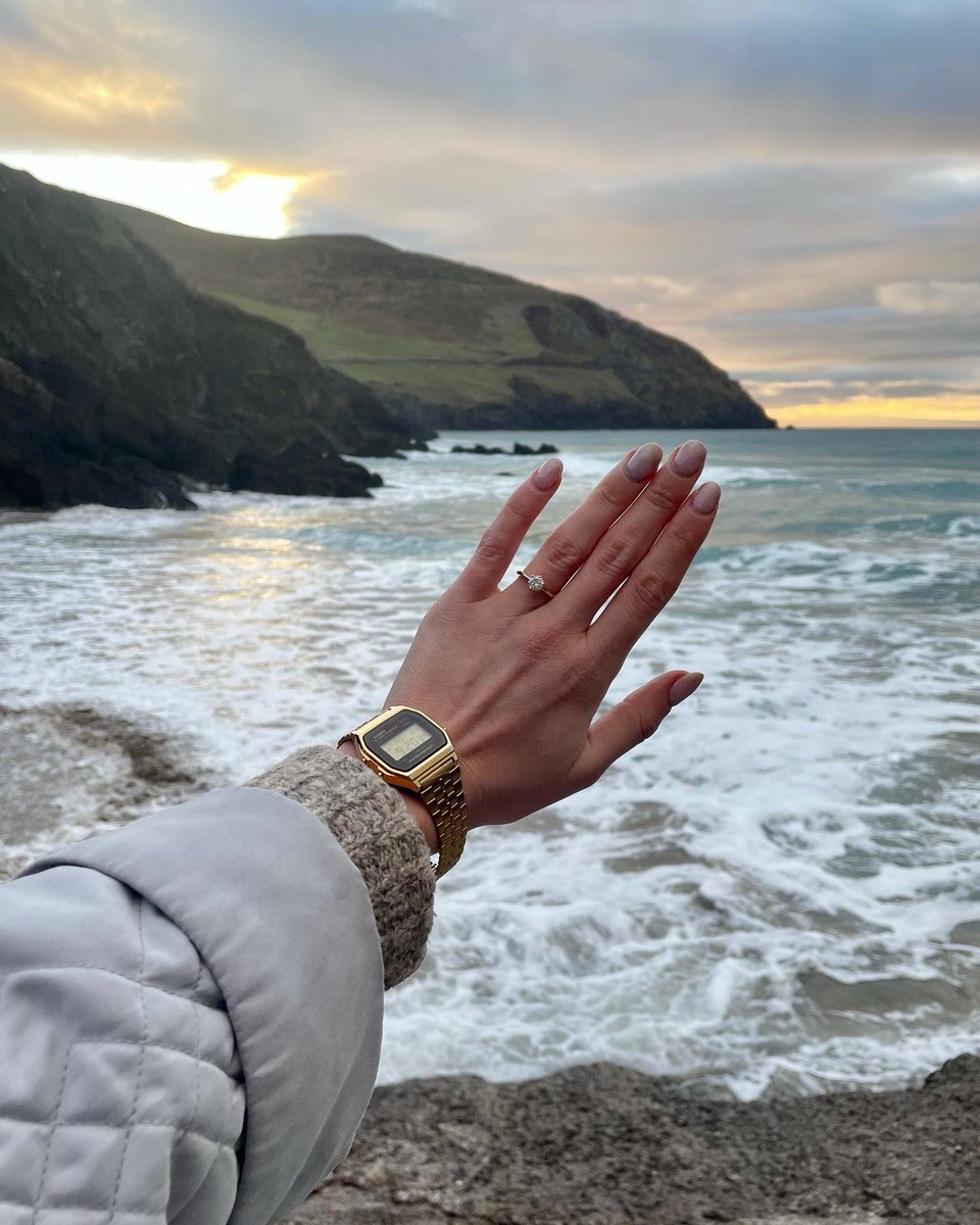 LaoisDeCantalun's tweet image. Extra sparkly sunrise ar Chom Dhíneol ar maidin… @DecHannon ✨♥️