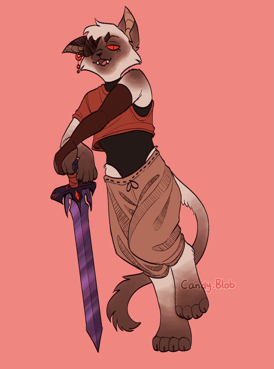 Azibai_'s tweet image. Red banquet antfrost for @mellointheory from lemonblr secret santa &amp;gt;:3
Holds evil little cat boi gentley 
.
#antfrostfanart #dsmpantfrost #redbanquet