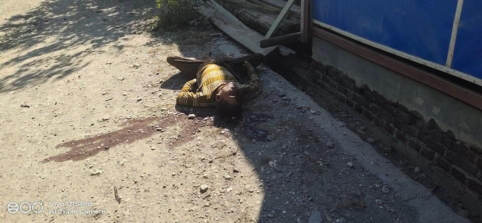nicholas6284's tweet photo. Up to 20 civilians have been killed in Nat Chaung village, Kalay Tsp after the fascist army shoot everyone on sight today 27/12. 
#WhatsHappeningInMyanmar https://t.co/13BywUC1Rw