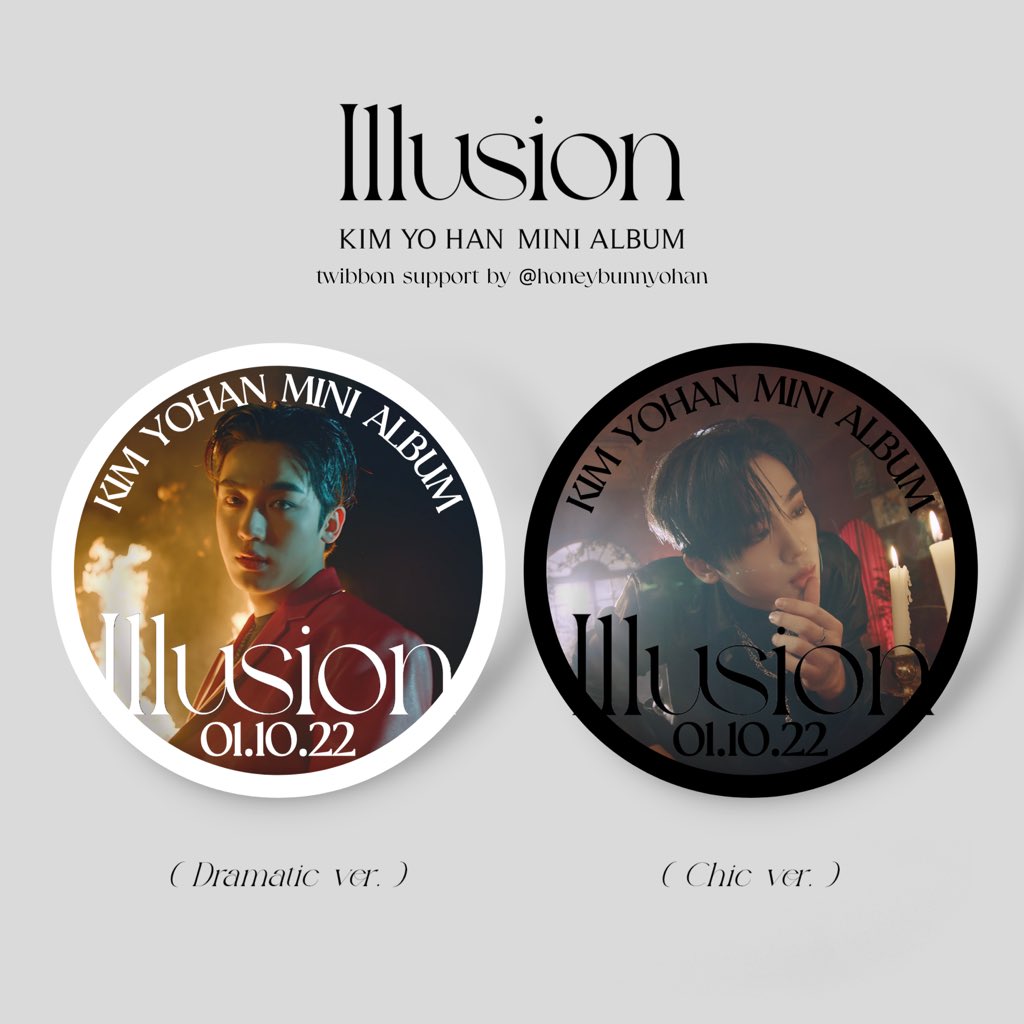 honeybunnyohan's tweet photo. ⎯ Illusion: Mini Album by Kim Yohan 
˗ˏˋ twibbon support ˎˊ˗  

made twibbons to support yohan's mini album and solo! let's give our full support to our hardworking yohan! 

@WEi__Official @WEi__Member 
#위아이 #WEi #요한 #YOHAN 
#김요한 #KIMYOHAN #Illusion

↓ twibbons below ↓ https://t.co/WTAR0KLqoR