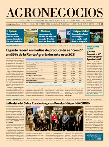 agrnegocios's tweet photo. ¡Extra, Extra! 🗣️📣 AgroNegocios | nº 766 | Este es el nuevo número #enPapel y #enDigital, el quincenal del medio rural y de la cadena agroalimentaria. #ApostamosPorLoRural
Accede aquí 👉 https://t.co/vRCrolIF5e… @VRural @mganadero @origenonline @ClubInnovAgri @mapagob https://t.co/EwzdPRIAIn