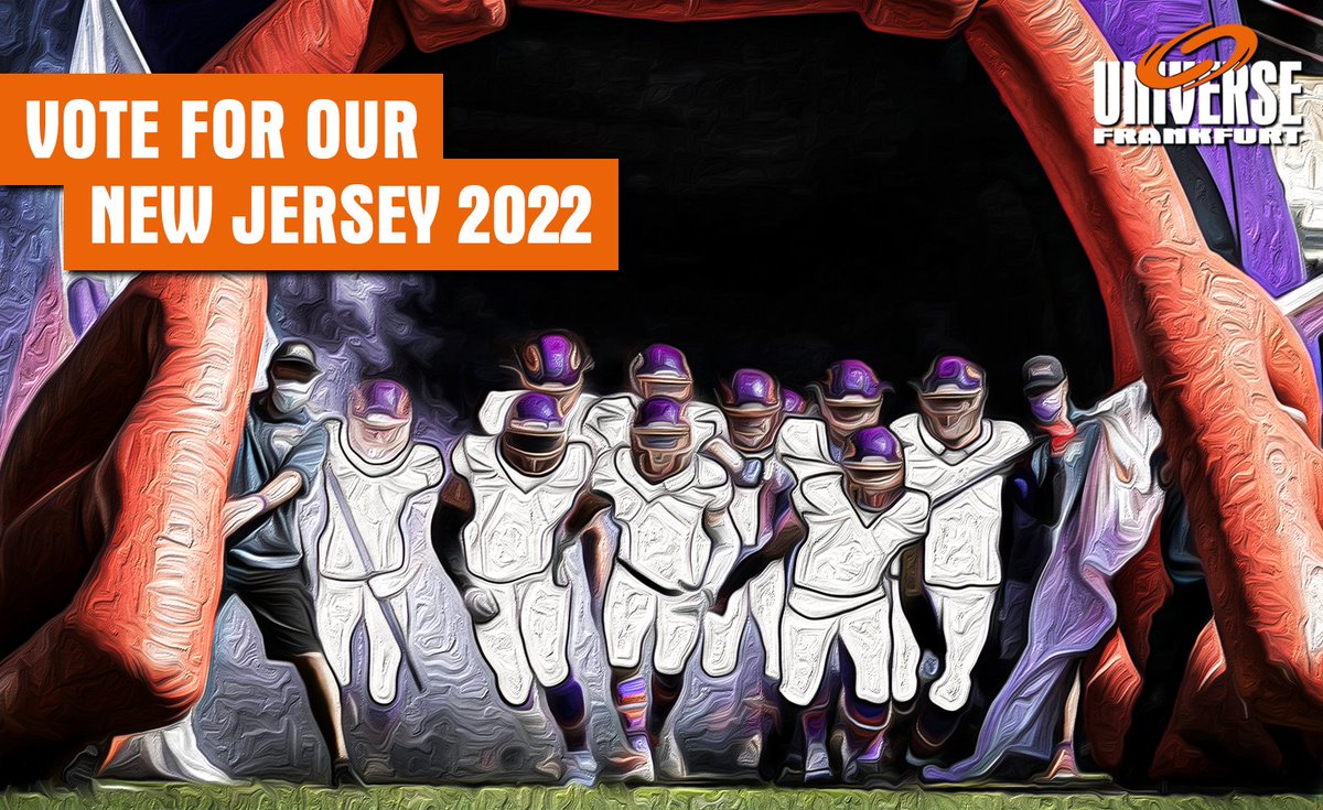 Vote for our new Jersey 2022!

Anbei der Link zur Abstimmung: forms.gle/bbJPcZyXnou5Wf…

#americanfootballeurope #gfl #germanfootball #universecheerleader #frankfurtammain #afvh  #americanfootball #football #purplefamily #fun #jersey #trikot #design #krativität #colorush #colour