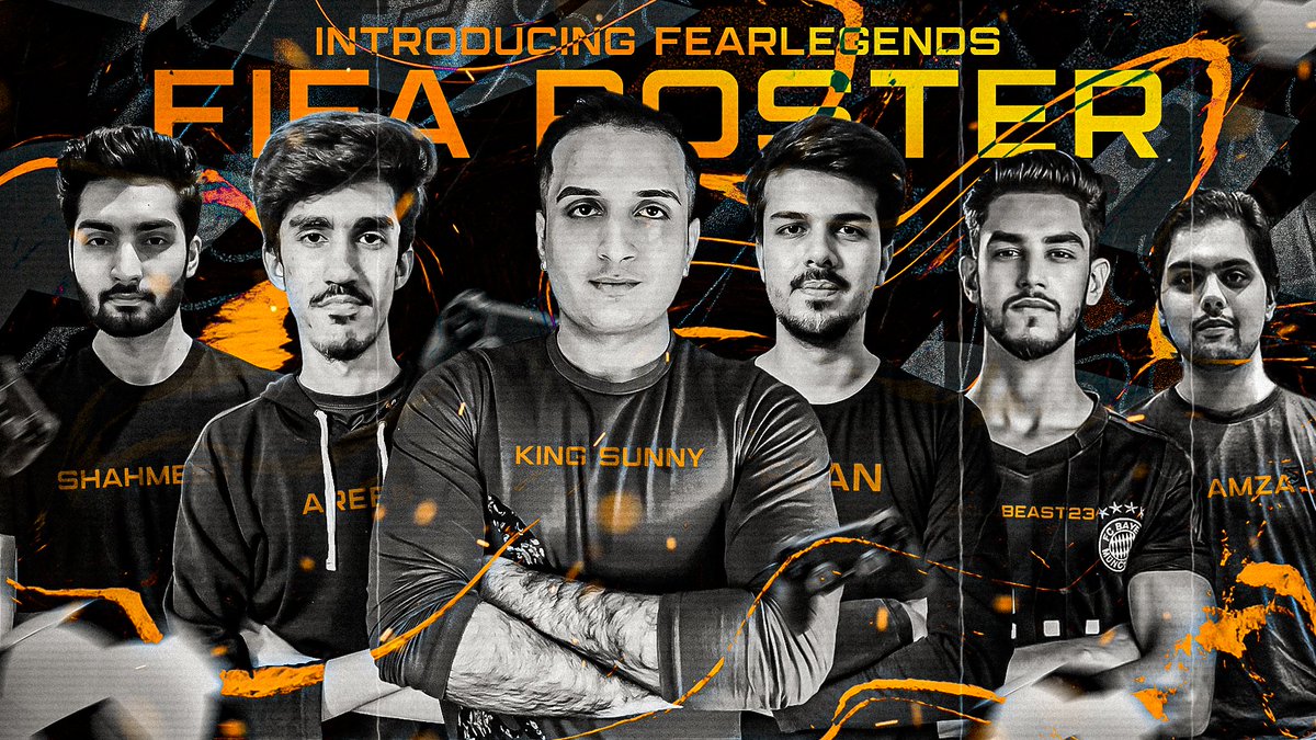 ⭐️| Introducing Fear Legends Fifa Roster For GXR Gamer Galaxy 2022.

@KingSunny2027 
<a href="/shahmeersadik/">Shahmeer Sadik</a> 
<a href="/AreebRahman8/">Areeb Rehman</a> 
<a href="/Ezan_Rahman/">Ezan Rahman</a> 
<a href="/ZeddKay23/">SkillBeast23</a> 
Hamza Kazi

#FearLegends #GXR