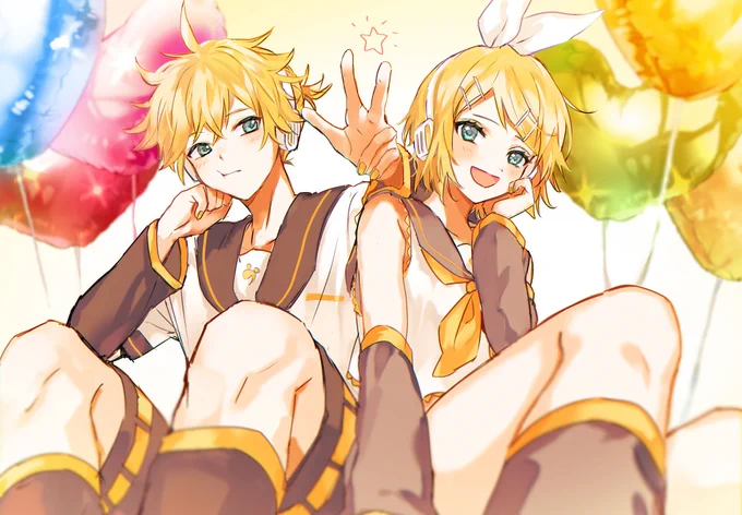 #鏡音誕生祭2021 
#鏡音14誕 