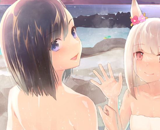 ウマ娘「ゲストで「UMASPA ウマ娘温泉合同」に参加させてもらっておりますのでこちらも」|Nachtのイラスト
