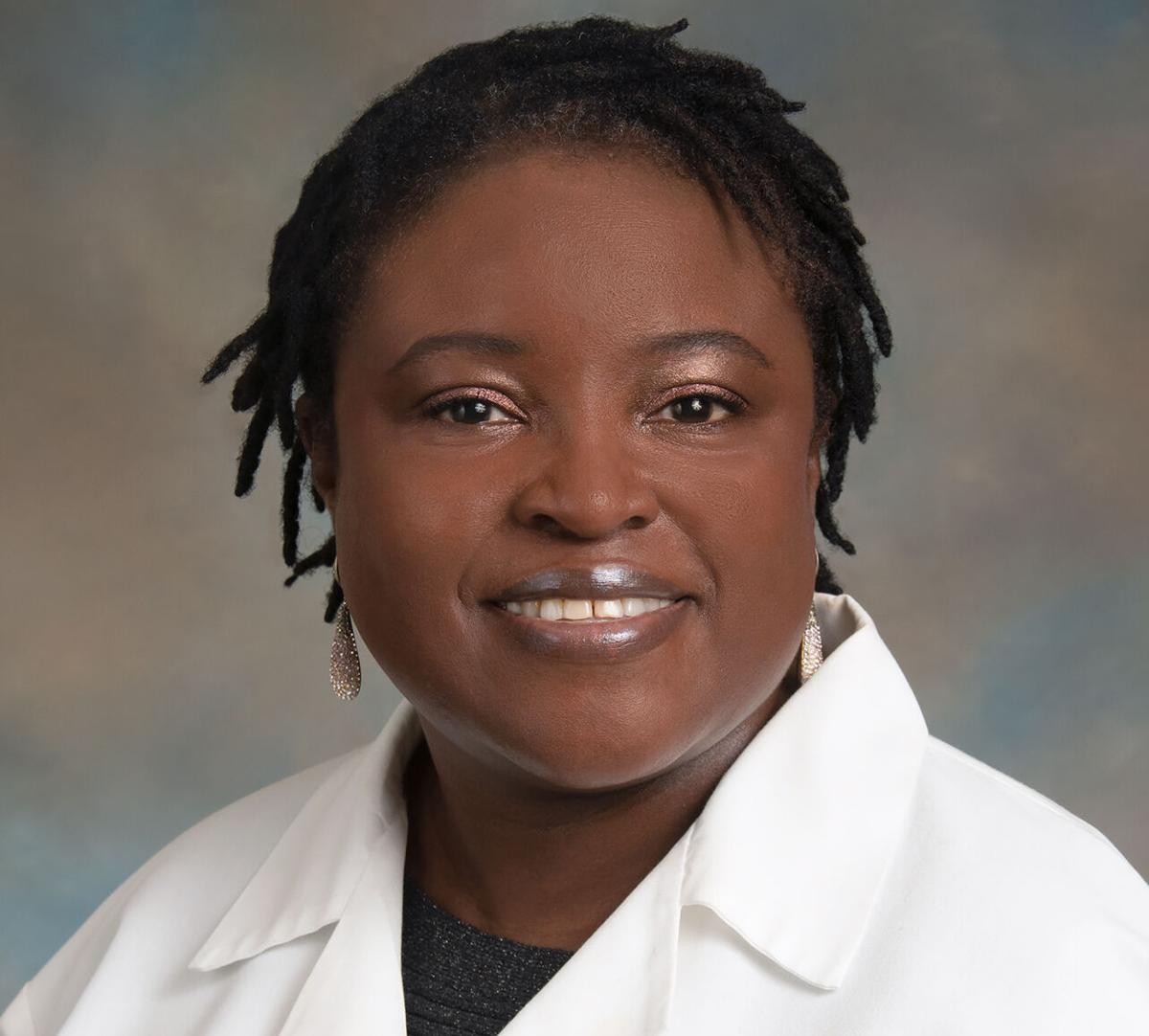 StLouisAmerican's tweet photo. . @Christian_Hosp elected Olaronke Akintola-Ogunremi, MD, as chief of the medical staff for 2022.
Congratulations, Dr. Akintola-Ogunremi!
#stlmerican #stlleaders #blackleaders #stlouis #stldoctors #womenleaders
https://t.co/W4ZEQJbO1k https://t.co/qGwj0GZcms